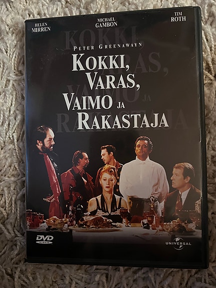Kokki, varas, vaimo ja rakastaja dvd