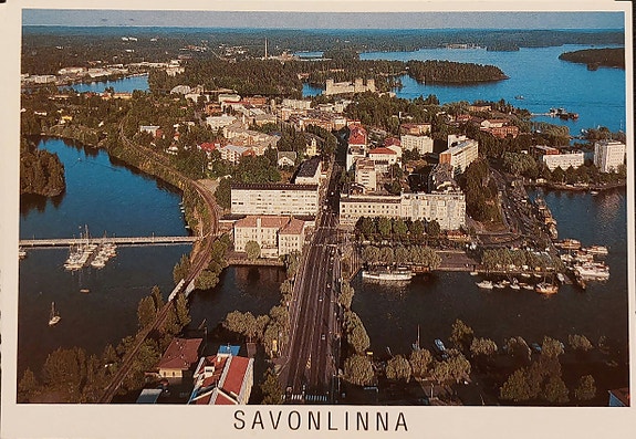 Savonlinnaa postikorteissa