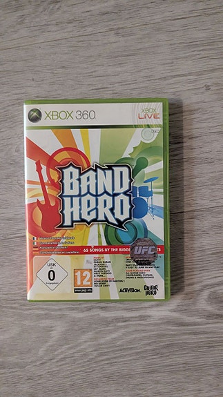 Band Hero -peli Xbox 360:lle.