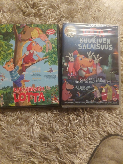 Keksijäkylän Lotta ja Kuukiven salaisuus DVD-elokuvat