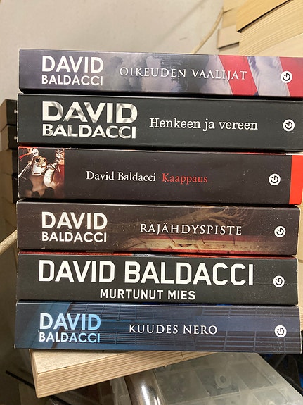 David Baldacci pokkareita 6kpl
