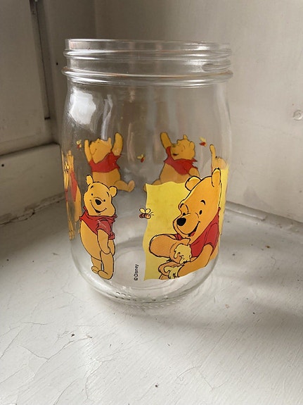 Nalle Puh lasipurkki