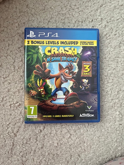 Crash Bandicoot N. Sane Trilogy PlayStation 4 -peli