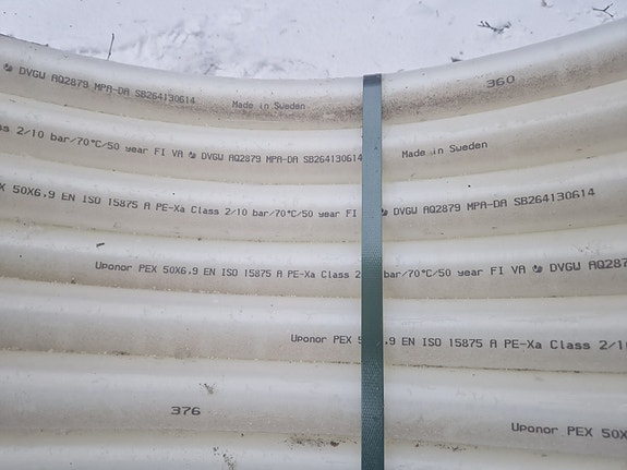 PEX 50 x 6,9 vesijohtoa