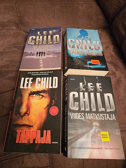 Lee Child Jack Reacher pokkareita