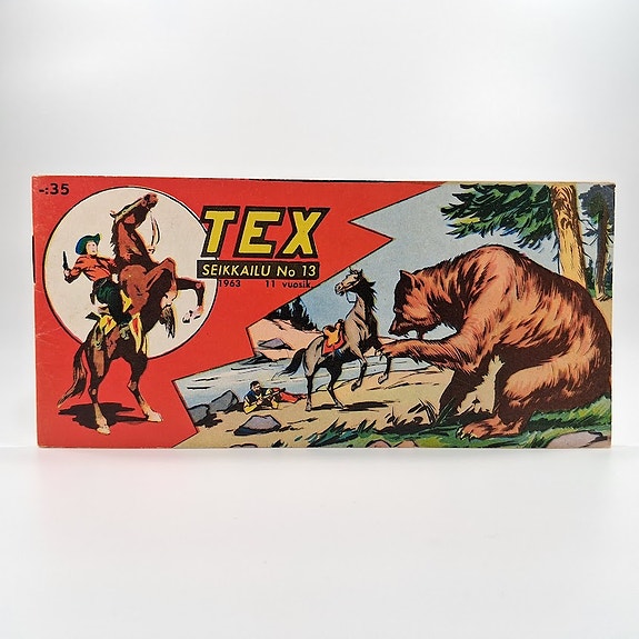 Liuskalehti, Tex Willer, Seikkailu no 13, 1963