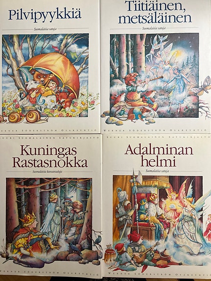Suuri suomalainen satukirjasto 1-4 (4 osaa)