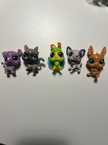 Littlest Pet Shop lelut 5 kpl