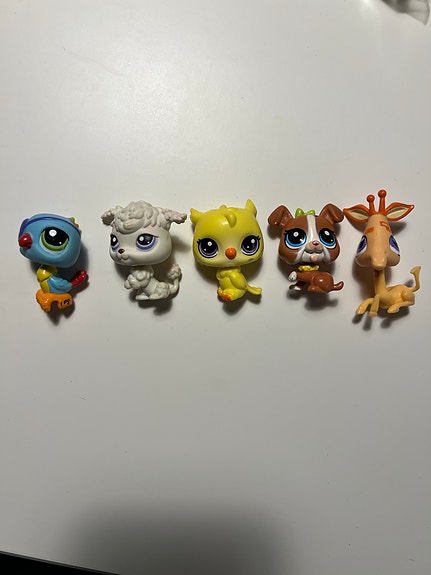 Littlest Pet Shop lelut 5 kpl