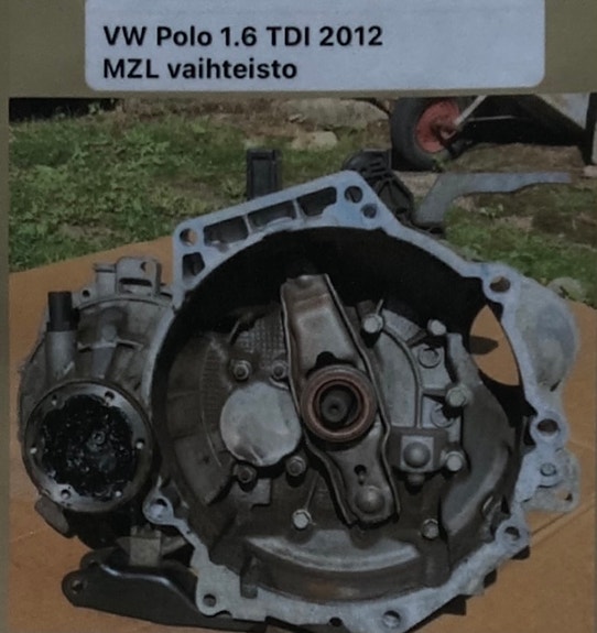 VW Polo 1.6 TDI 2012 MZL vaihteisto