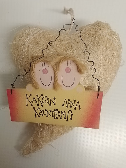 Enkelin eväspussi -koriste