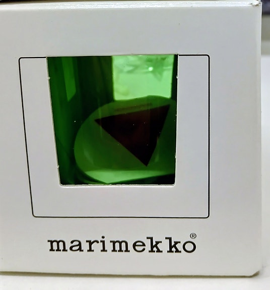 Kivi kynttilälyhty, omenanvihreä, Iittala Marimekko, 2 kpl