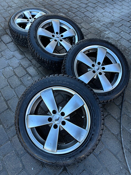 AEZ 5x100 alumiinivannesarja 205/55r16 talvirenkain