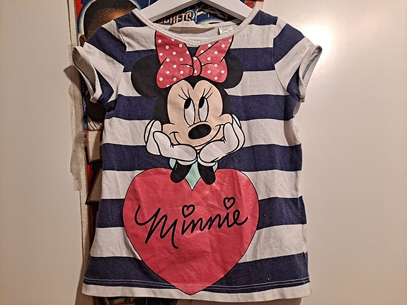 H&M Minnie lasten t-paita 98/104  cm tytöille