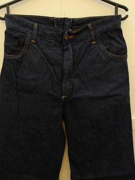 Vintage Beat leveälahkeiset farkut Evald Virtanen Oy Lahti koko XXS/XS/S