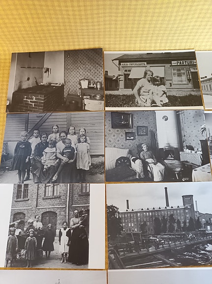 Tampereen kaupungin museoiden valokuva-arkiston kortteja