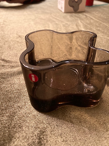 Iittala Alvar Aalto maljakko Rusahtava