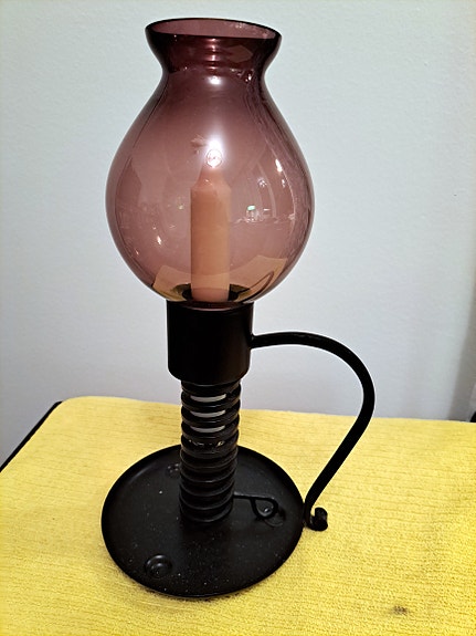 Iittala Kivi pöytävalaisin musta
