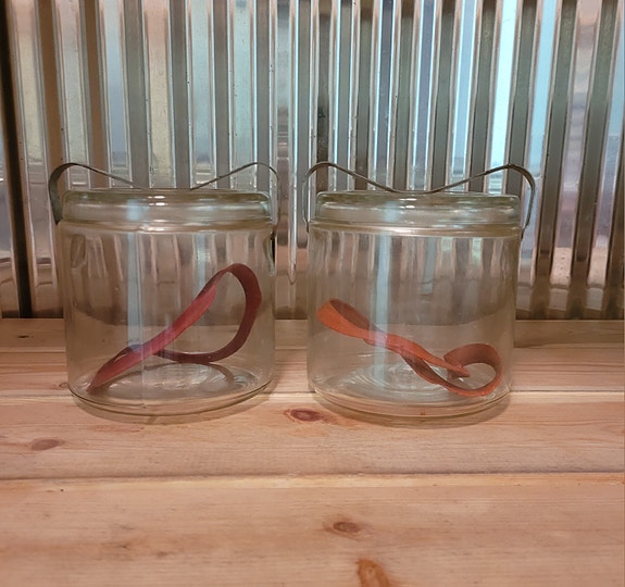 Riihimäen lasin umpiopurkki, 0.7l - lasipurkki + lasikansi + kiristin