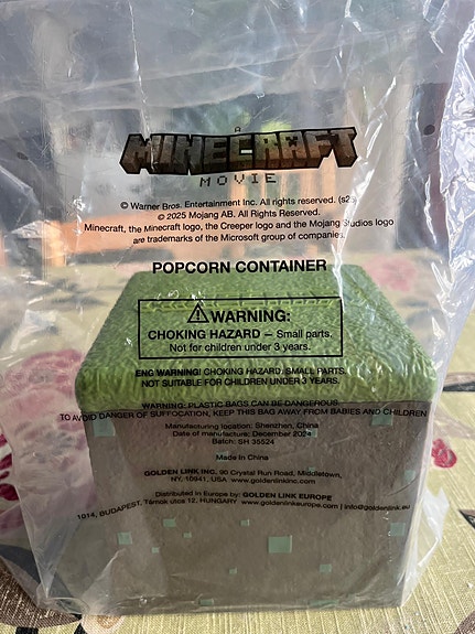 Minecraft Popcorn-kulho