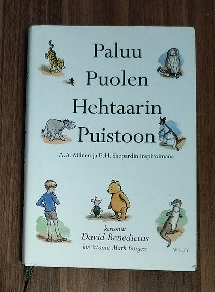 Paluu Puolen Hehtaarin Puistoon - kirja