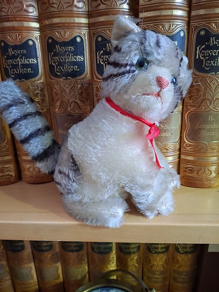 Steiff kissa, vanha pehmolelu