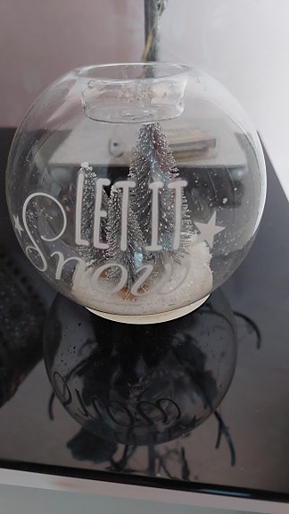 Riviera Maison Let it snow lyhty