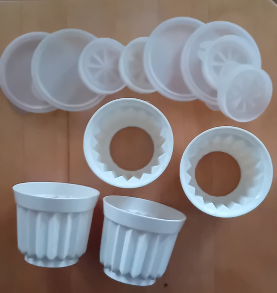 Tupperware vintage muotit