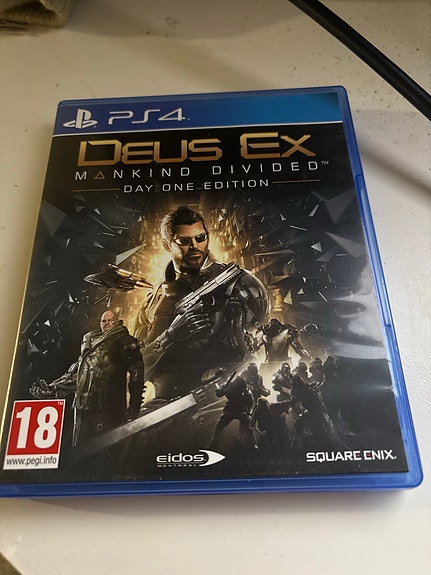 Deus Ex Mankind Divided Day One Edition Playstation 4 -peli