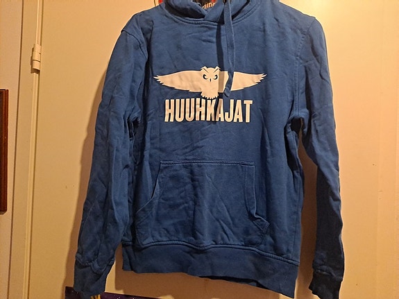 Huuhkajat huppari sininen M
