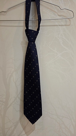 Marja Kurki design sininen silkkisolmio / kravatti