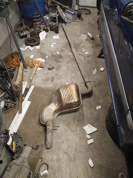 Volvo V70 mk2 pakoputki