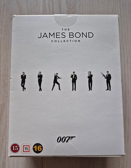 The James Bond Collection blu-ray (24 elokuvaa)