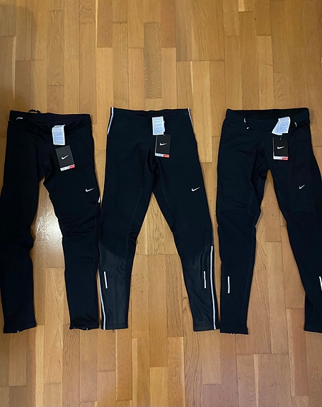 Nike thermal juoksutrikoot musta XS