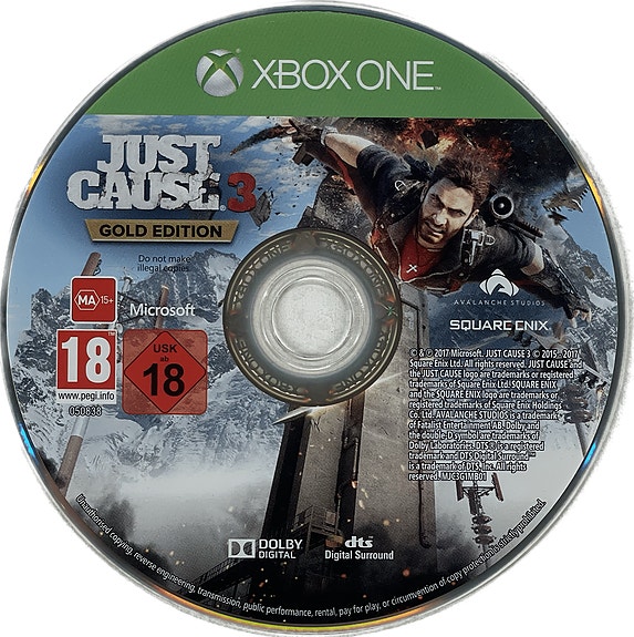 Just Cause 3 Gold Edition loose Xbox One