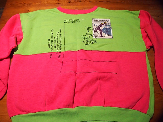 POSTI  FANIPAITA hiihdon MM-1989