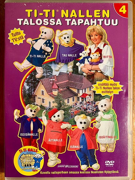 Ti-Ti Nallen talossa tapahtuu 4 DVD