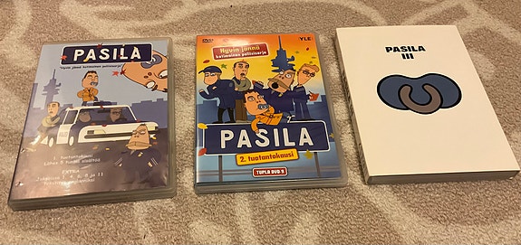 Pasila 1 , 2 , 3.  ( 3 x DVD paketti )