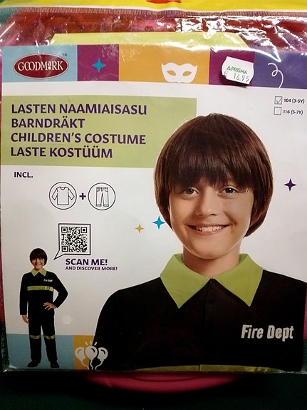 Lasten palomies-asu 104