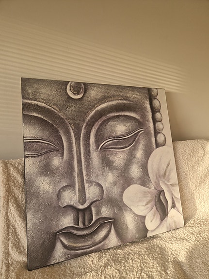 BUDDHA-taulu 100 x 100cm
