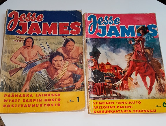 Jesse James 2 kpl,ensinumero toinen lehdistä