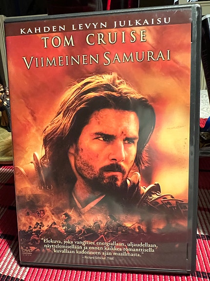 Viimeinen samurai 2 levyn julkaisu Tom Cruise