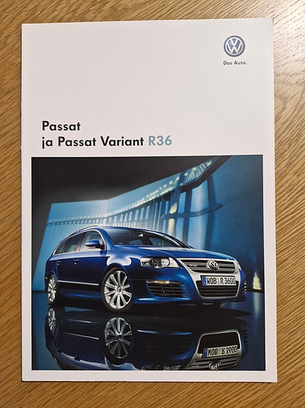 Volkswagen Passat ja Passat Variant R36 -esite 2008
