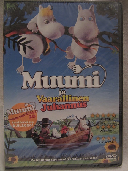 Muumi ja vaarallinen juhannus dvd uusi