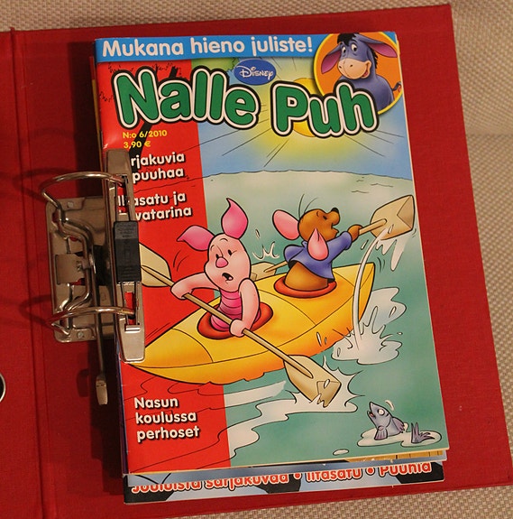 Nalle Puh -lehdet 2009 ja 2010/1-6 kansiossa