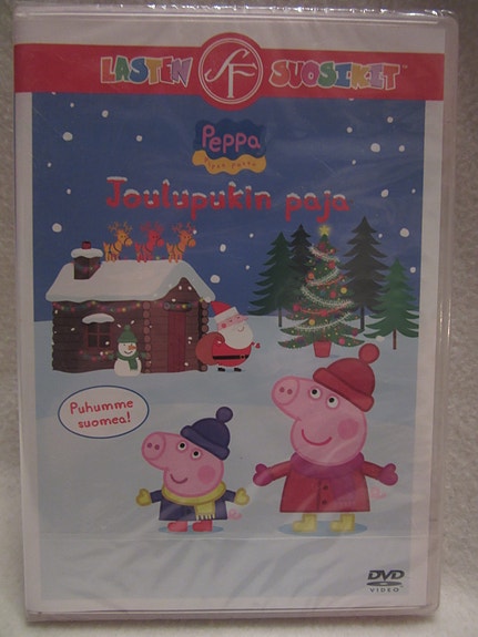 Pipsa Possu Joulupukin Paja dvd uusi