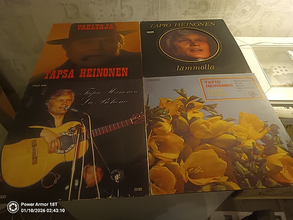Tapio Heinonen 4 lp levyä