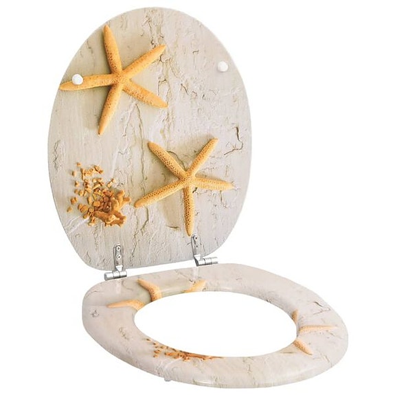 vidaXL WC-istuin MDF kannella meritähtikuosi(sku140805