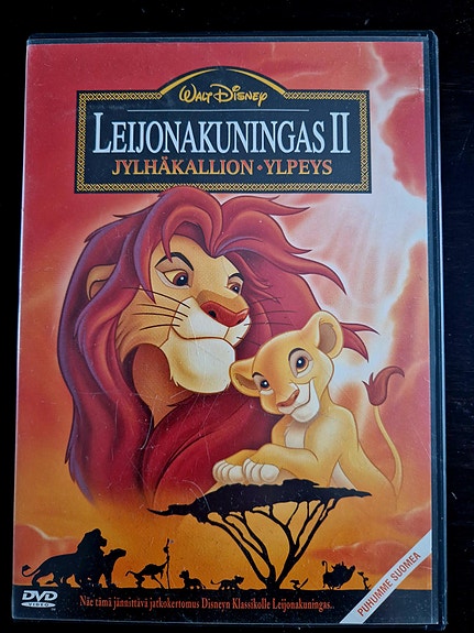 Leijonakuningas II DVD