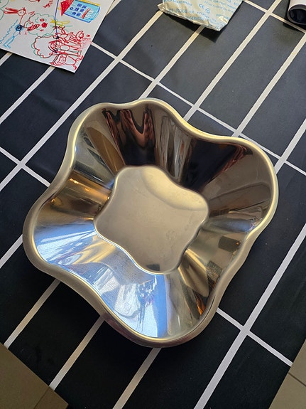 Alvar Aalto Aalto-kulho 60 × 358 mm – ruostumatonta terästä